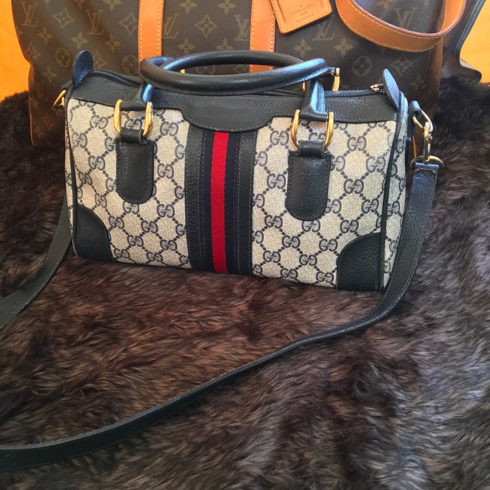 Gucci Boston Bag Vintage W/ Strap